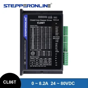 STEPPERONLINE CL86T Closed Loop Stepper Driver, 0–8.2 A, 24–80 VDC