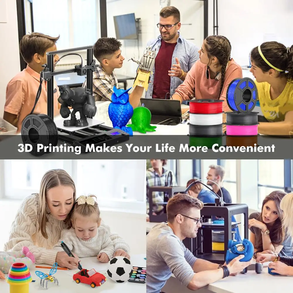 JAYO PETG, PLA & TPU Filament 1.75mm, 2-Roll Packs – photo 4