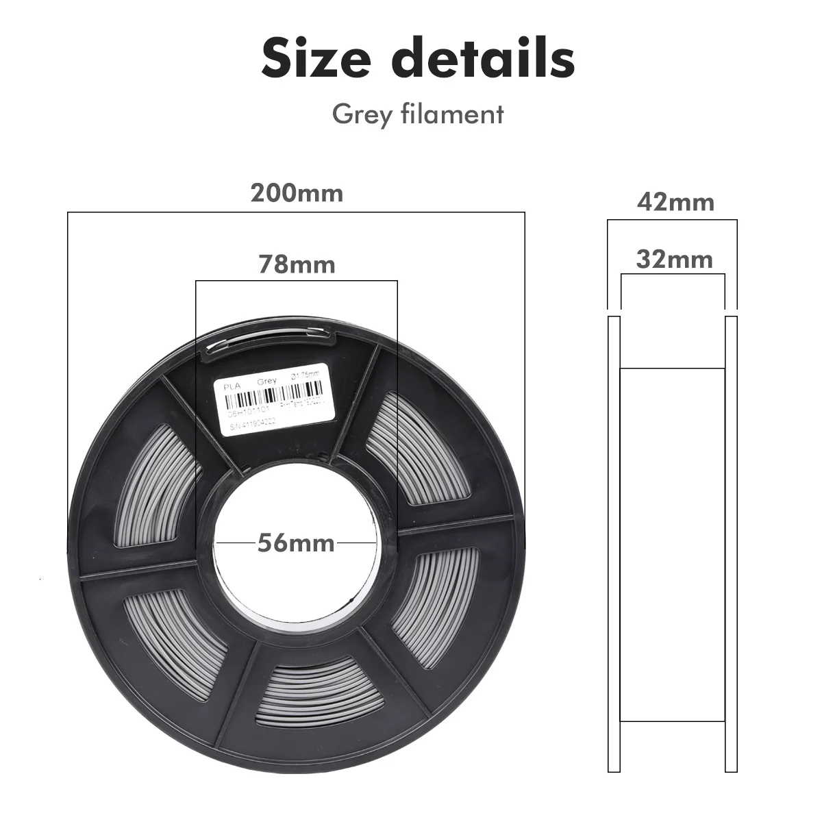 SUNLU PLA+ Filament 1.75mm, 5 kg (5 × 1 kg) – photo 2