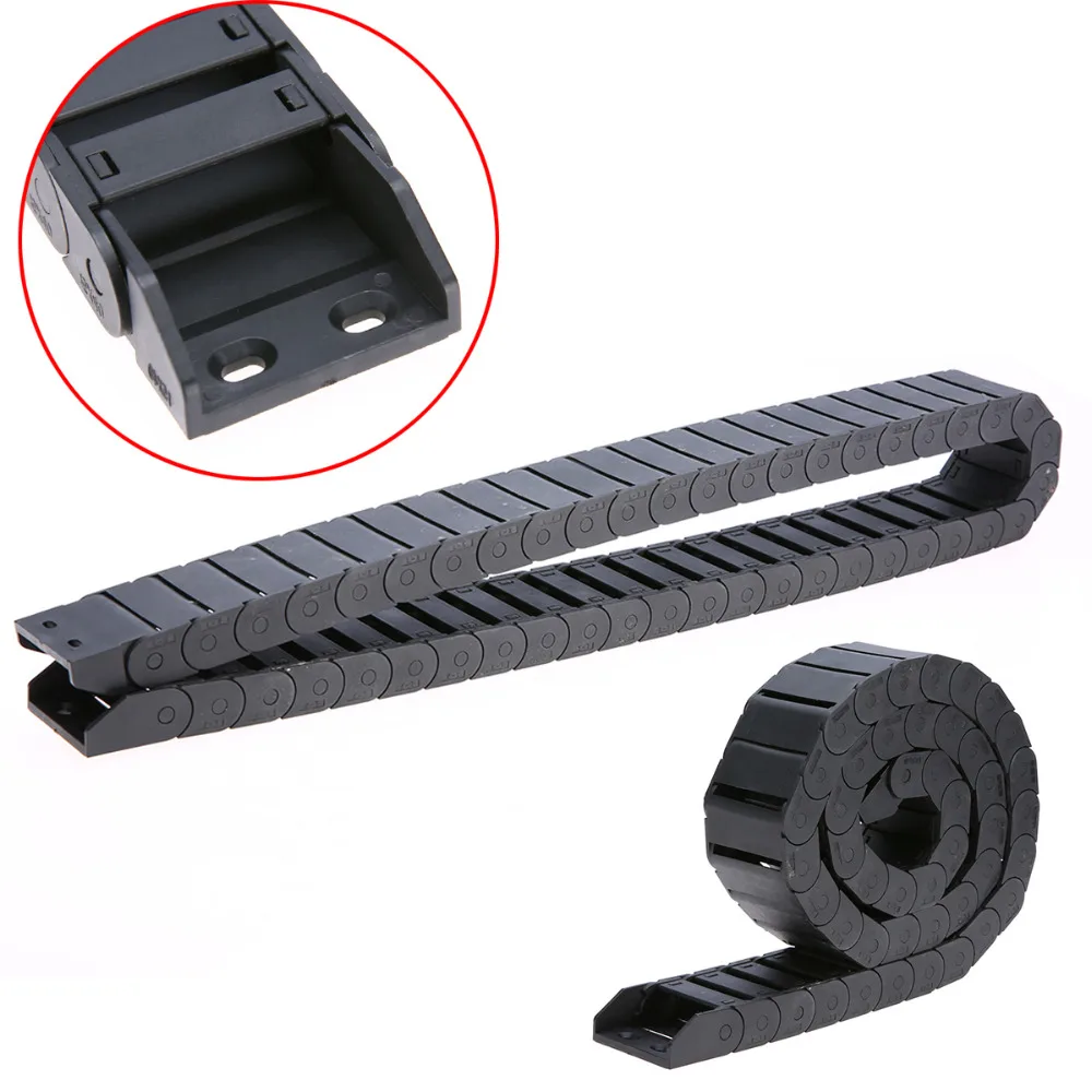 CNCCANEN Cable Drag Chain 18×37 mm, R38, 1 m (2-Pack)