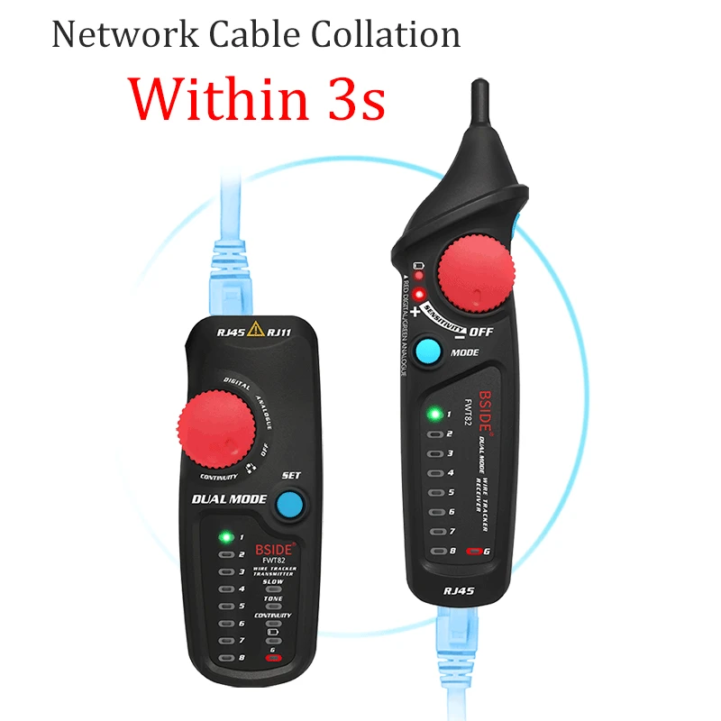BSIDE FWT81 / FWT82 Network Cable Tracer & Tester – photo 4