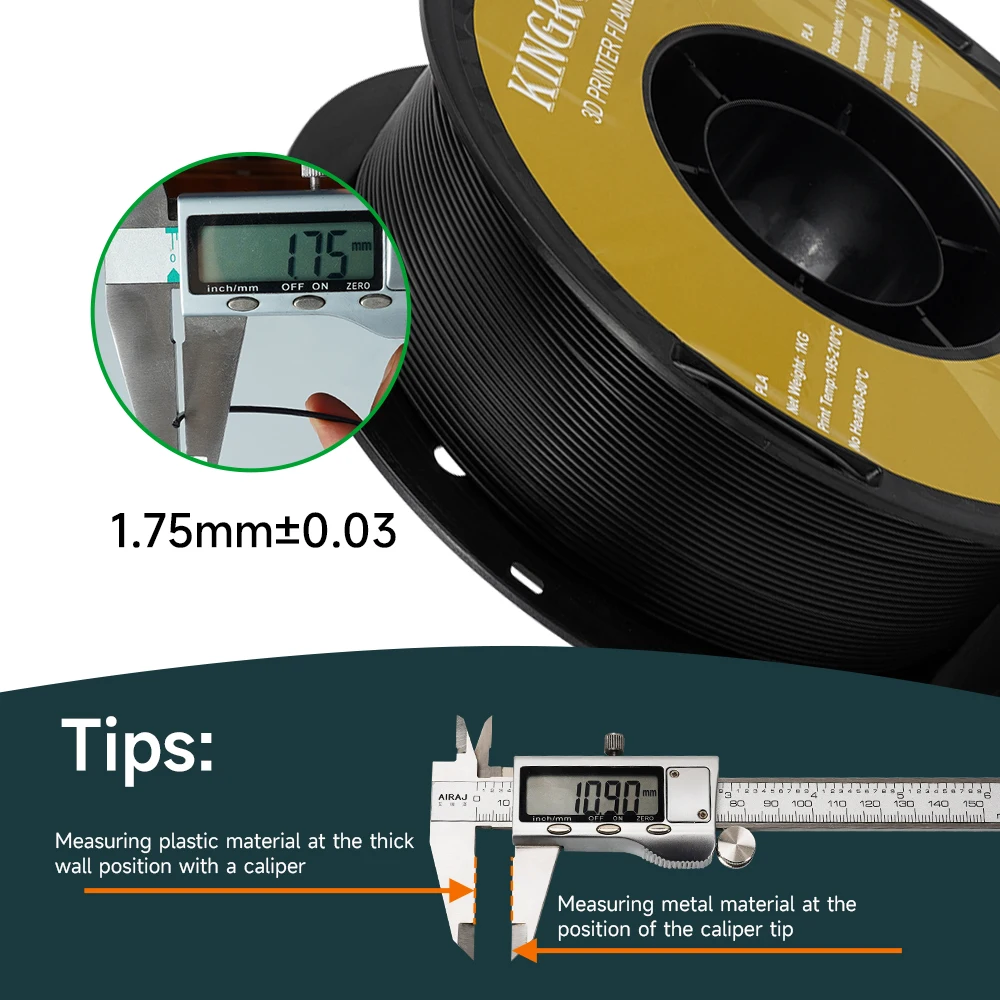 KINGROON PETG Filament 1.75mm, 5 kg or 10 kg (1 kg Spools) – photo 2