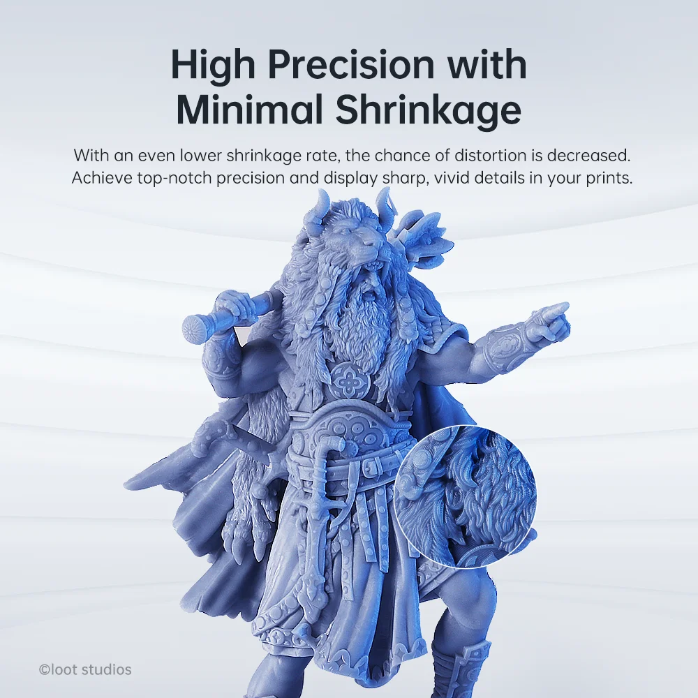 ANYCUBIC Standard Resin V2, 405nm, Gray, 10 kg – photo 3