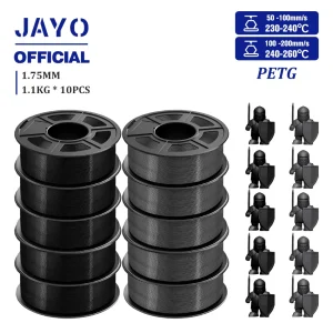 JAYO PETG Filament 1.75mm, 10 Spools