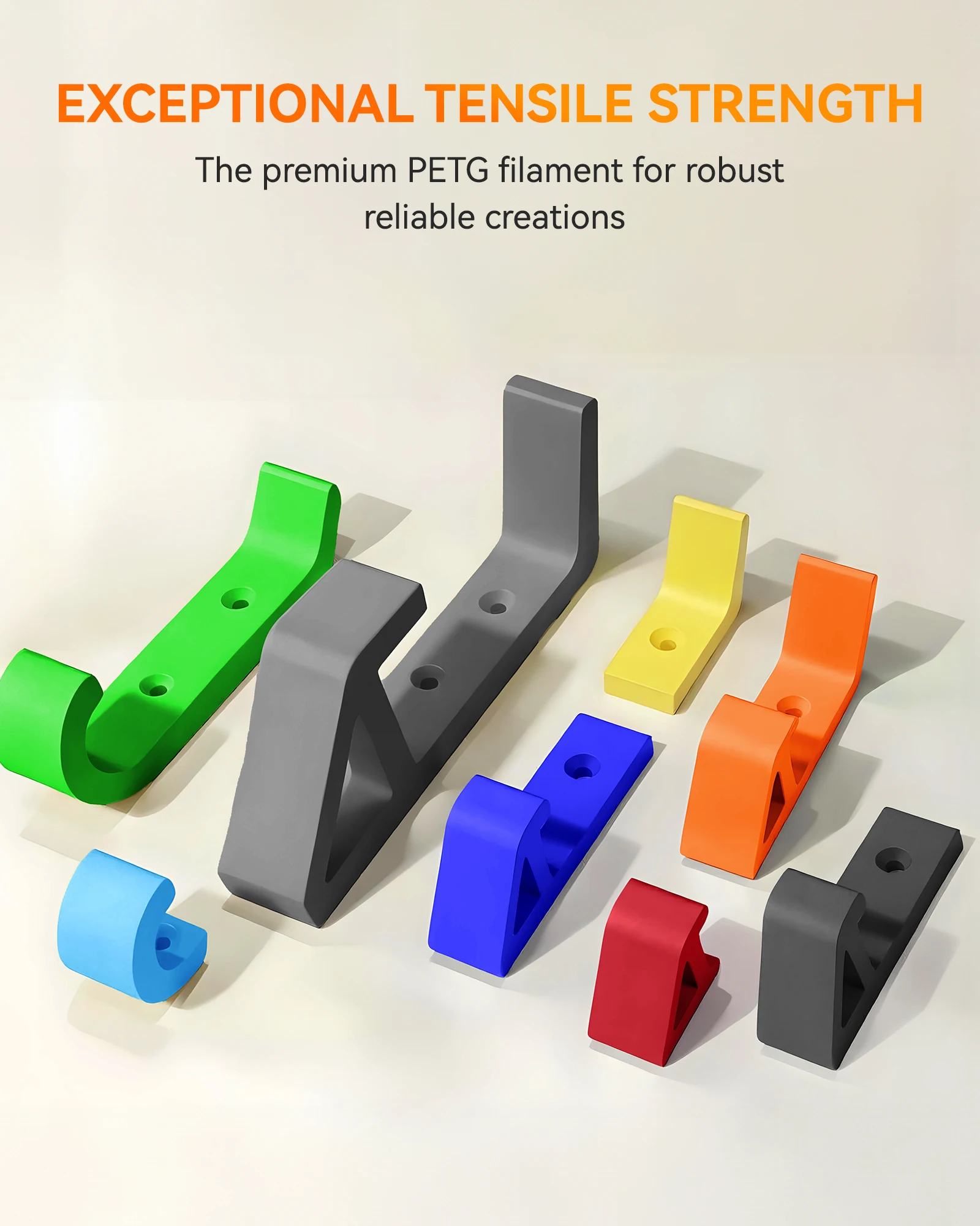 TECBEARS High Speed Matte PETG Filament 1.75mm, 5 kg Set – photo 4