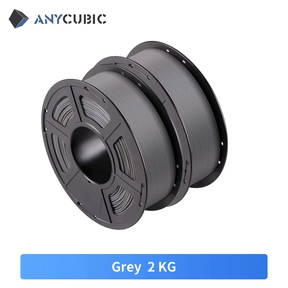 ANYCUBIC PLA Filament 1.75mm, 1 kg or 2 kg, 2kg gray
