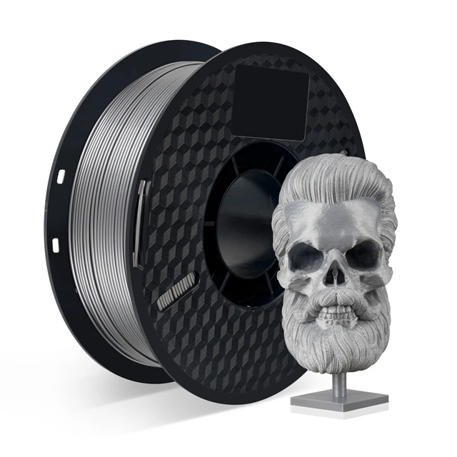 KINGROON PETG Filament 1.75mm, 1 kg Spool, Sliver