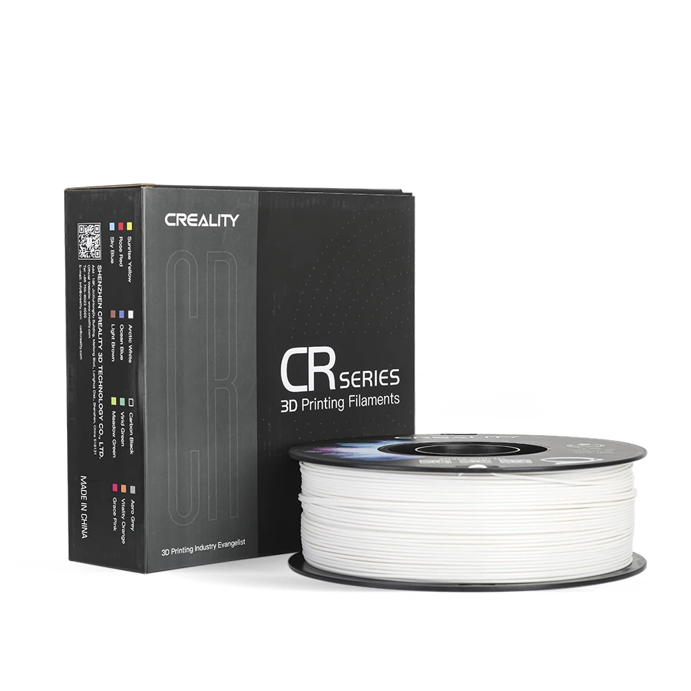Creality CR-ABS Filament 1.75mm, 1 kg Spool, WHITE