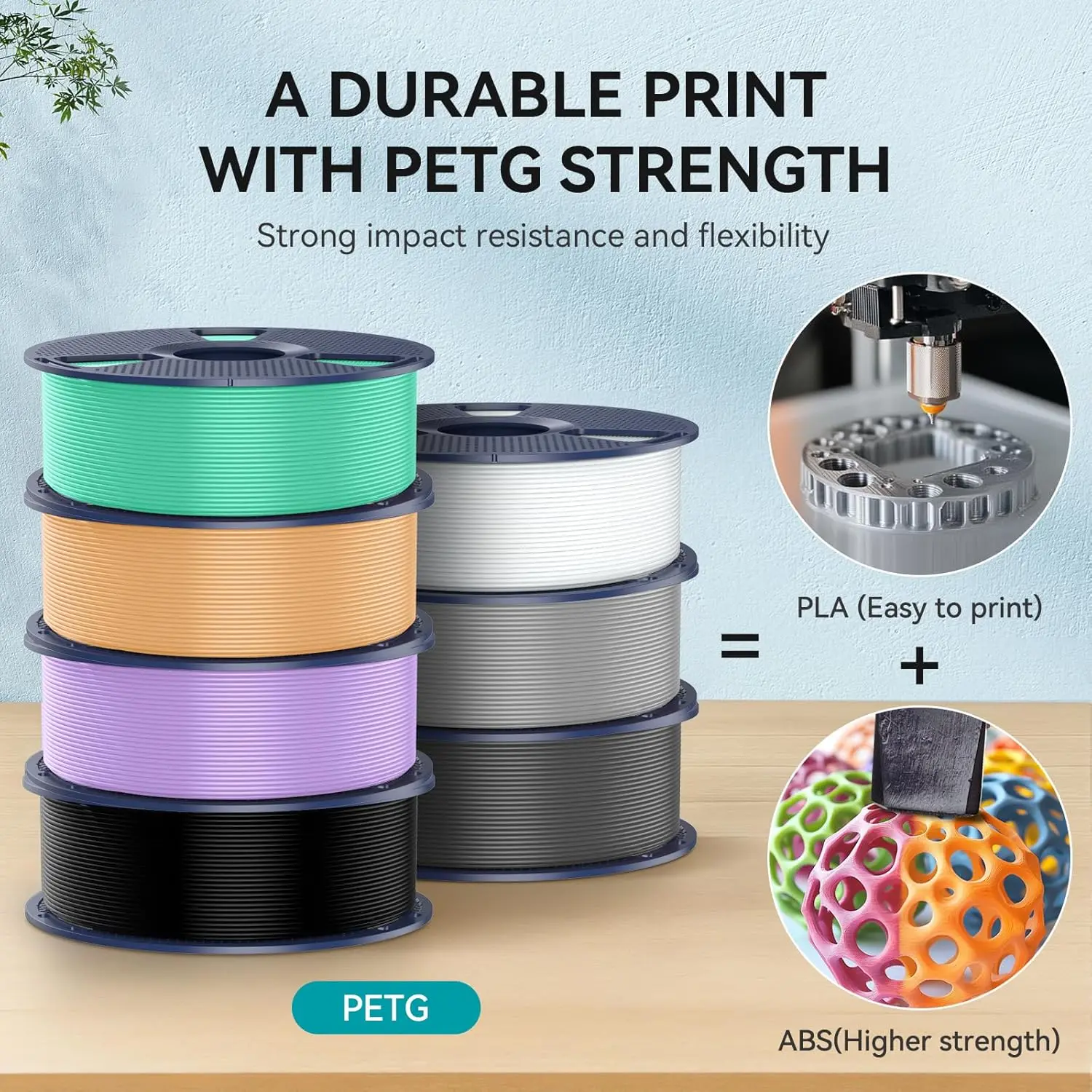SUNLU PETG Filament 1.75mm, 10 Spools – photo 4