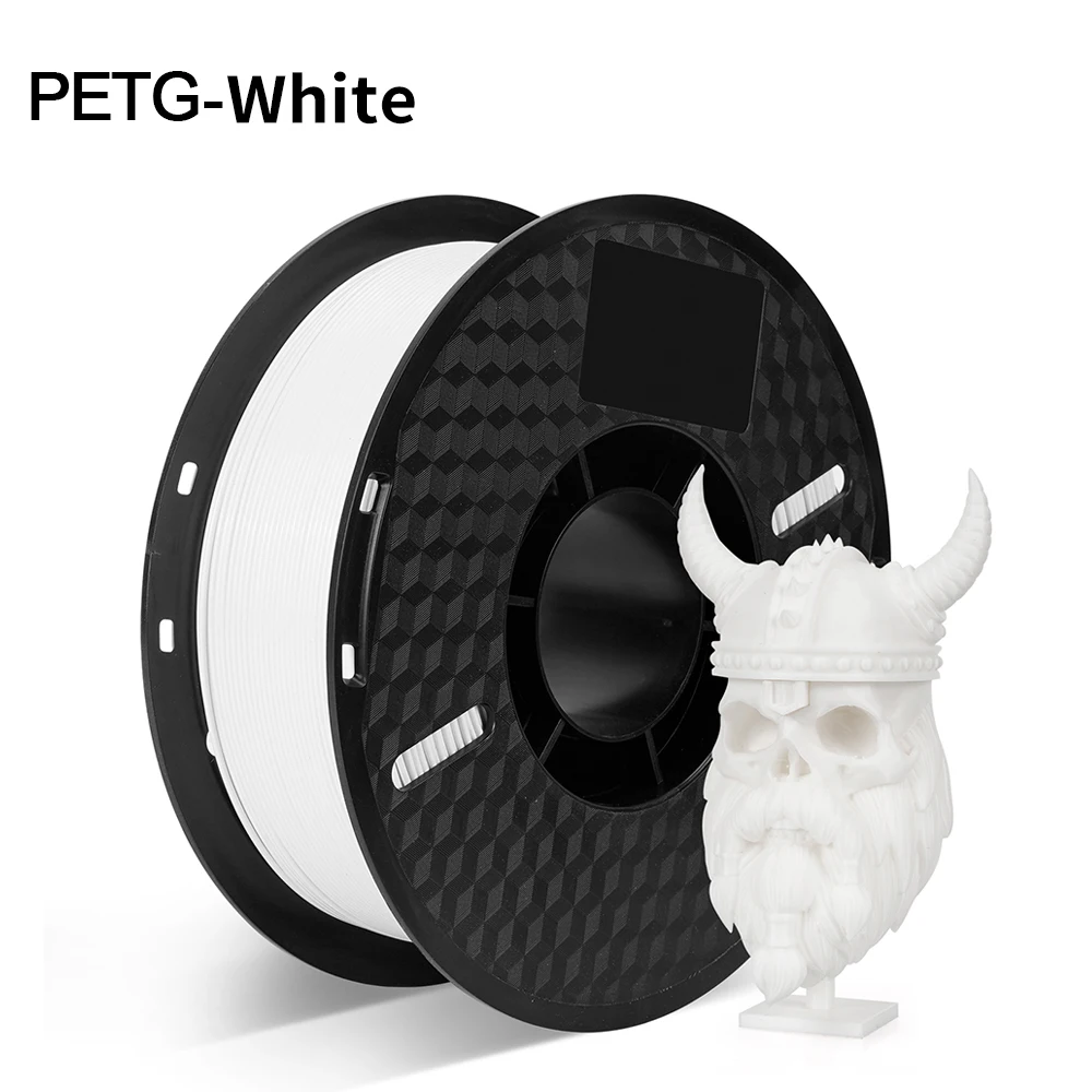 Kee Pang PETG Filament 1.75mm, 1 kg Spool, White 1kg