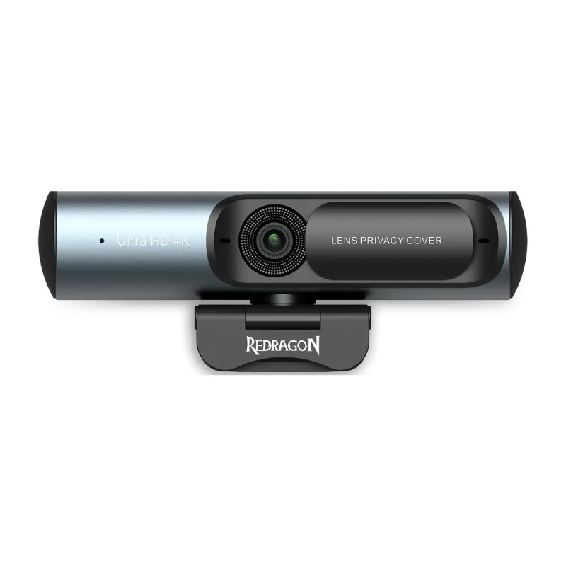 Redragon GW911 4K Webcam with Dual Mics and Auto Focus