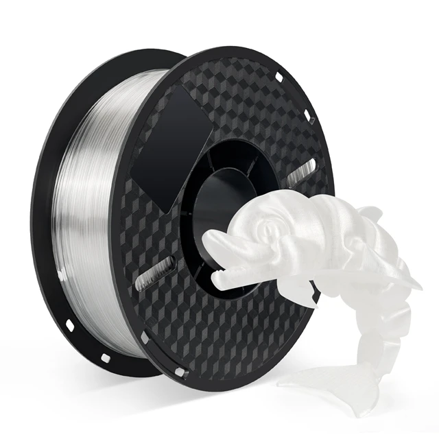KINGROON PETG Filament 1.75mm, 1 kg Spool, Transparent