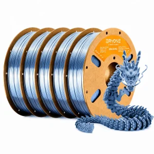 ERYONE Ultra Silk PLA Filament 1.75mm, 5 kg (5 × 1 kg)
