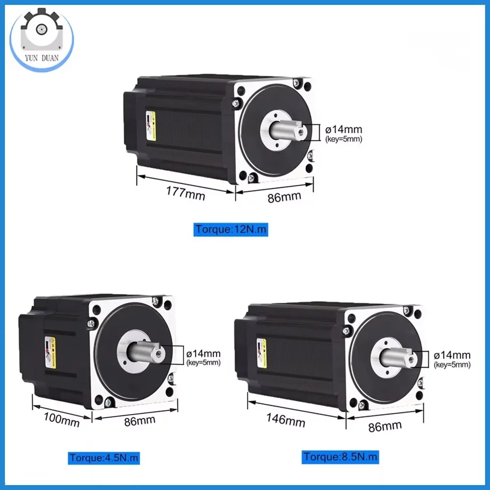 NEMA 34 Closed Loop Stepper Motor Kit with HBS86H Driver – photo 2
