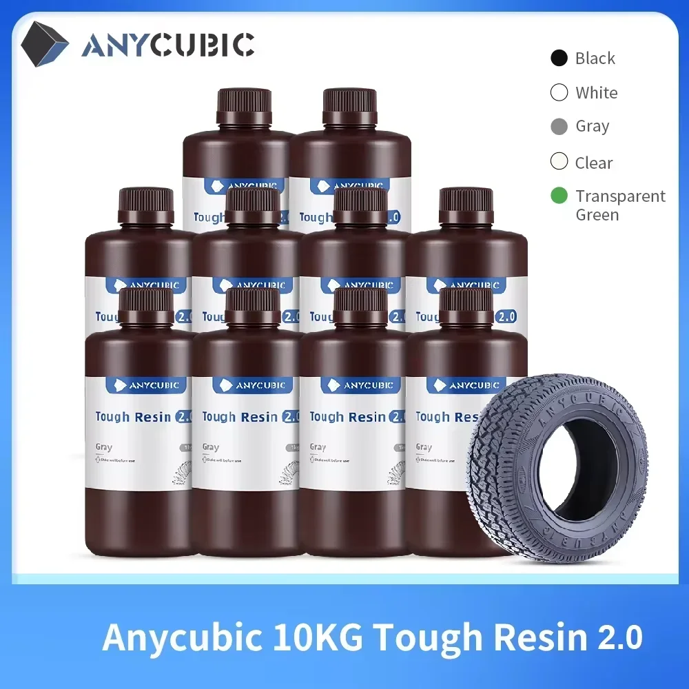 ANYCUBIC Flexible Tough Resin 2.0, 10 kg