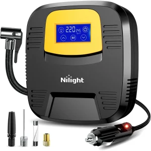 Nilight 12V Tire Inflator with Digital Gauge, 150 PSI