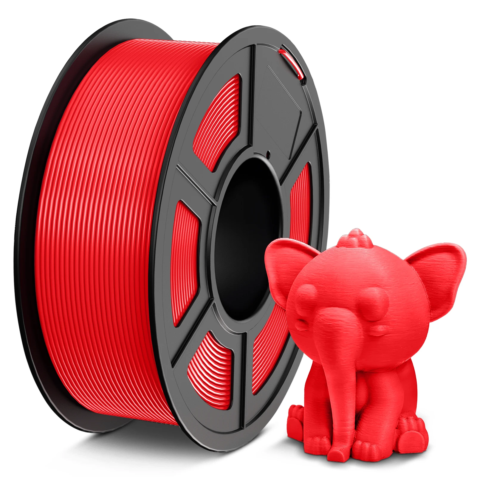 TECBEARS PETG Filament 1.75mm, 1 kg Spool, Red