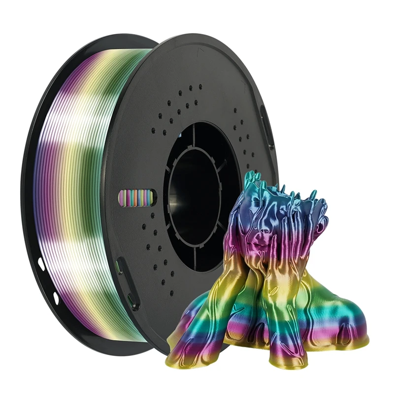 KINGROON Rainbow Silk PLA Filament 1.75mm, 1 kg, Color C
