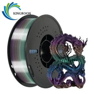 KINGROON Rainbow Silk PLA Filament 1.75mm, 1 kg