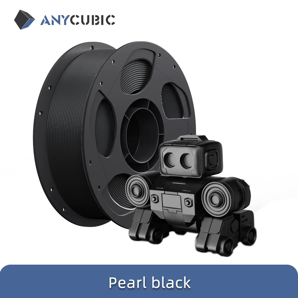 ANYCUBIC High Speed PLA Filament 1.75mm, 3 kg Spool, 3kg Pearl Black