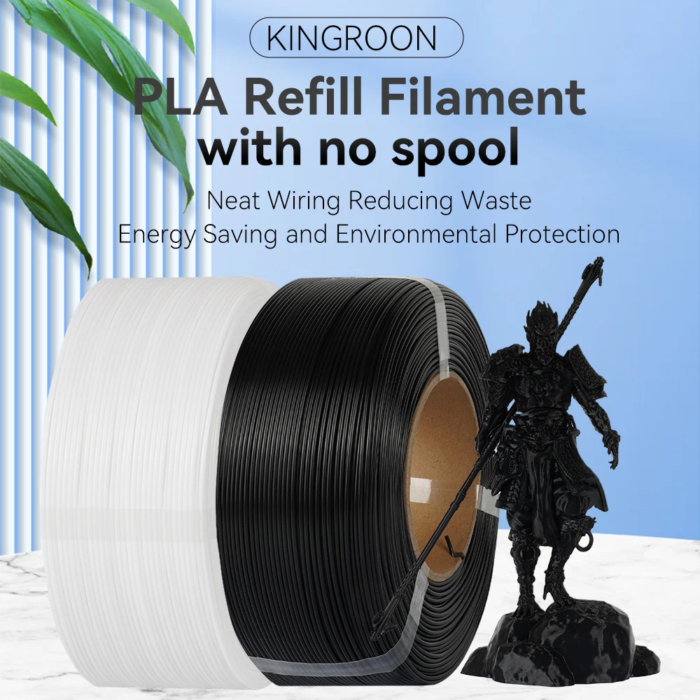 KINGROON PLA Refill Filament 1.75mm, Spool-Free, 10 kg – photo 6