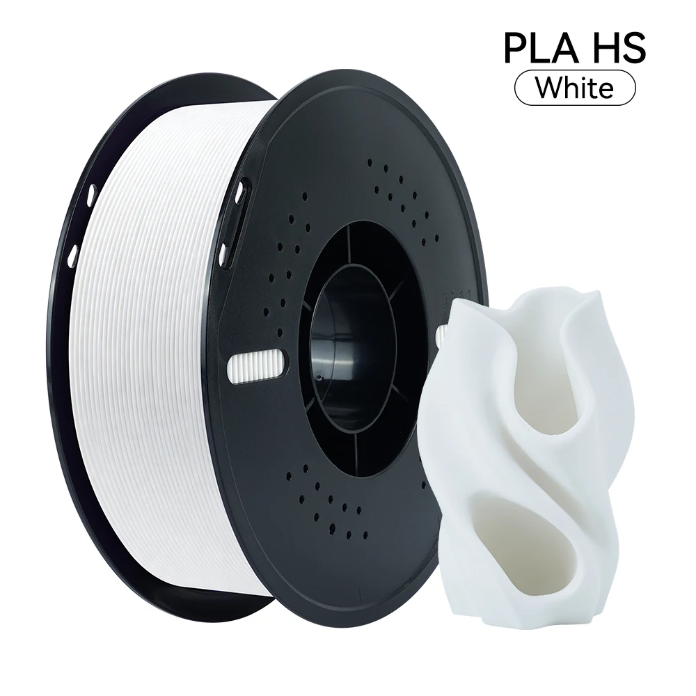 KINGROON High Speed PLA (HS-PLA) Filament 1.75mm, 1 kg or 5 kg, White 1KG