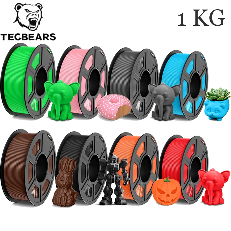 TECBEARS PETG Filament 1.75mm, 1 kg Spool
