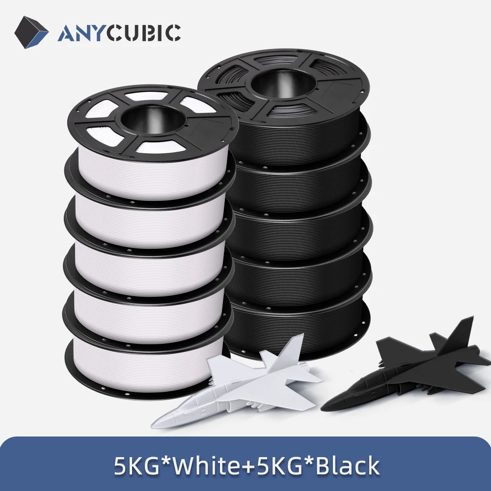 ANYCUBIC PLA Filament 1.75mm, 10 kg (10 × 1 kg), 10kg SET D