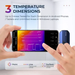 TOPDON TC001 Thermal Camera for Android, 256×192