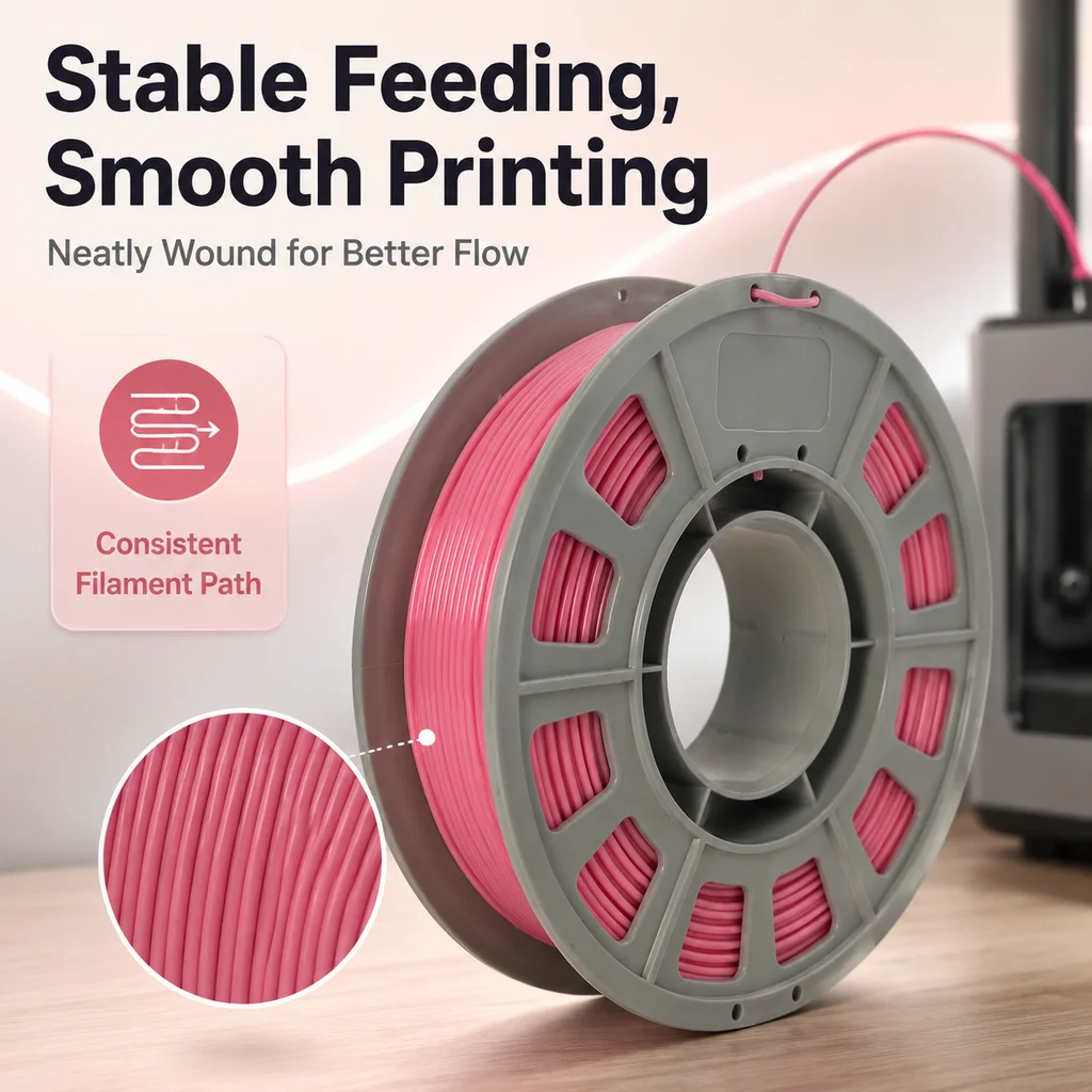 FUN TOO PETG Filament 1.75mm, Pink & Red Shades, 6 × 300 g – photo 4