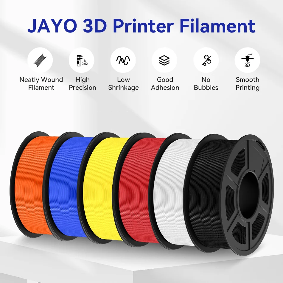 JAYO PLA, PLA+ & PETG Filament 1.75mm, 5-Roll Packs – photo 4