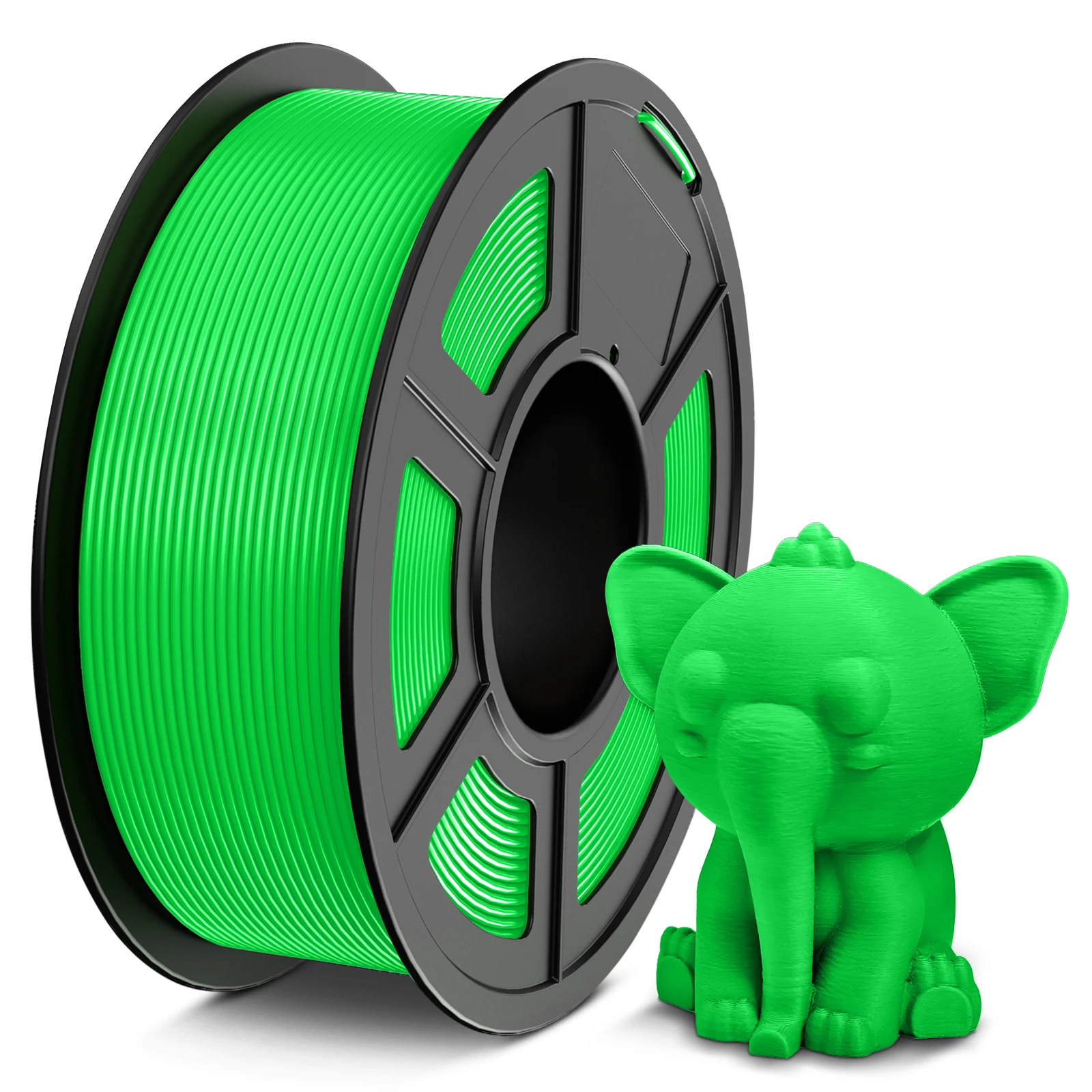 TECBEARS PETG Filament 1.75mm, 1 kg Spool, Green