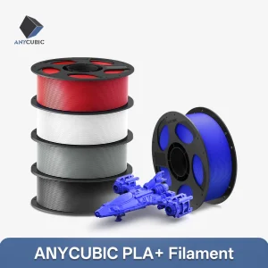 ANYCUBIC PLA+ Filament 1.75mm, 3 kg (3 × 1 kg)