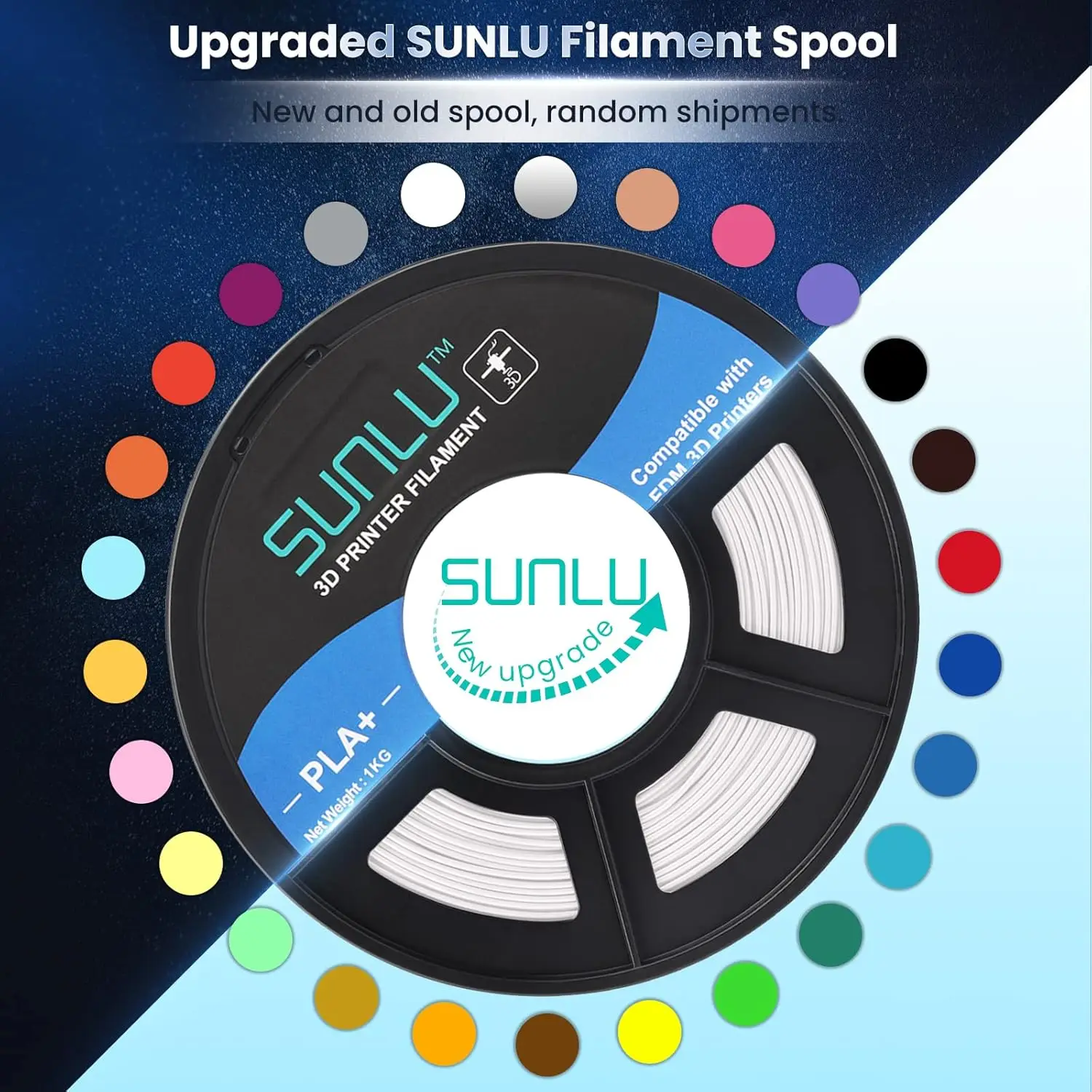 SUNLU PLA Filament 1.75mm, 10 kg (10 × 1 kg Spools) – photo 5