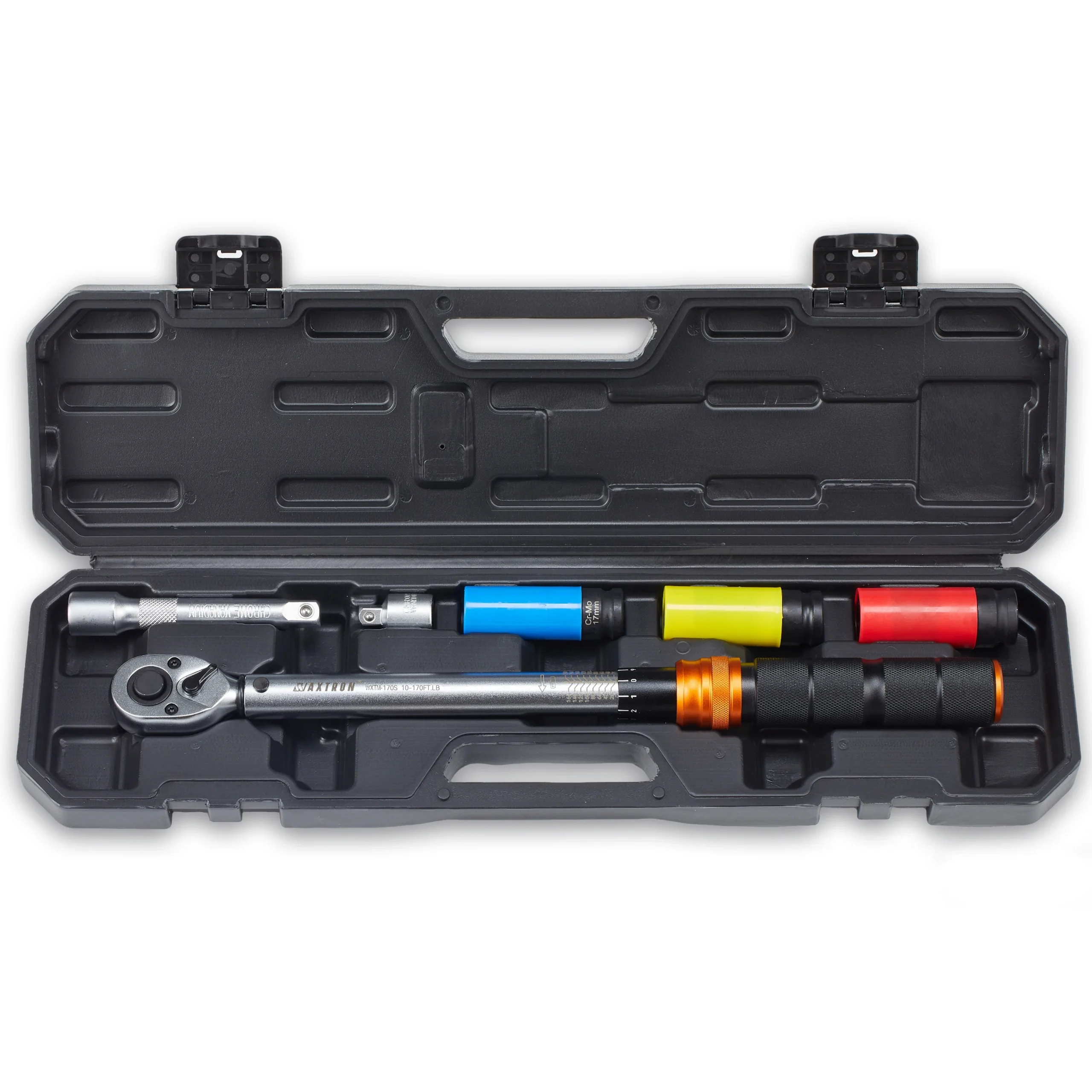 Waxtron 6-Piece 1/2" Click Torque Wrench Set, 10–170 ft-lb – photo 2