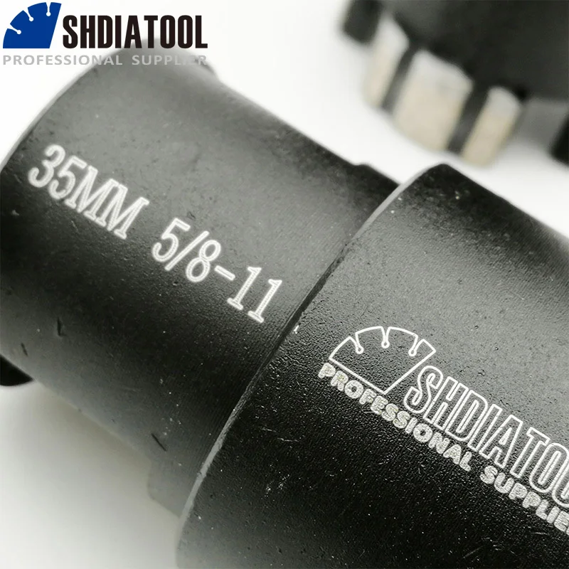SHDIATOOL 1-3/8" Diamond Core Drill Bit for Stone, 5/8"-11 – photo 2