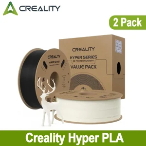 Creality Hyper PLA Filament 1.75mm, 2-Pack (Black + White)