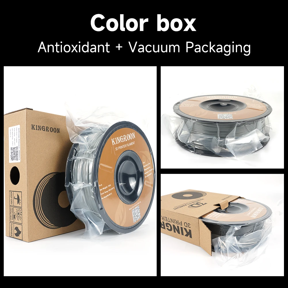 KINGROON PLA, PETG & ABS Filament 1.75mm, 5 kg Single-Color Packs – photo 5