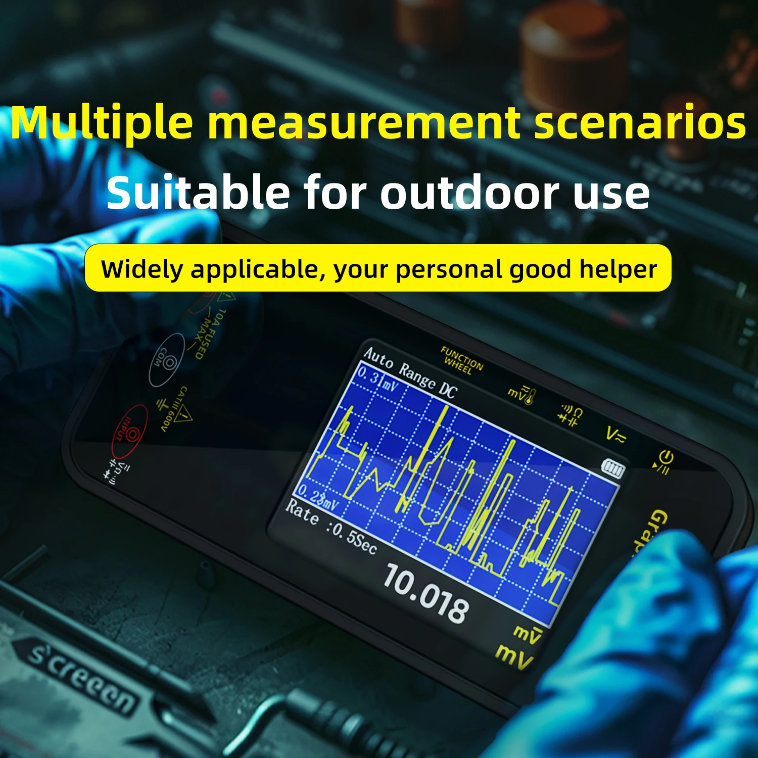 BSIDE S500 Graphic Recording Multimeter, True RMS – photo 2