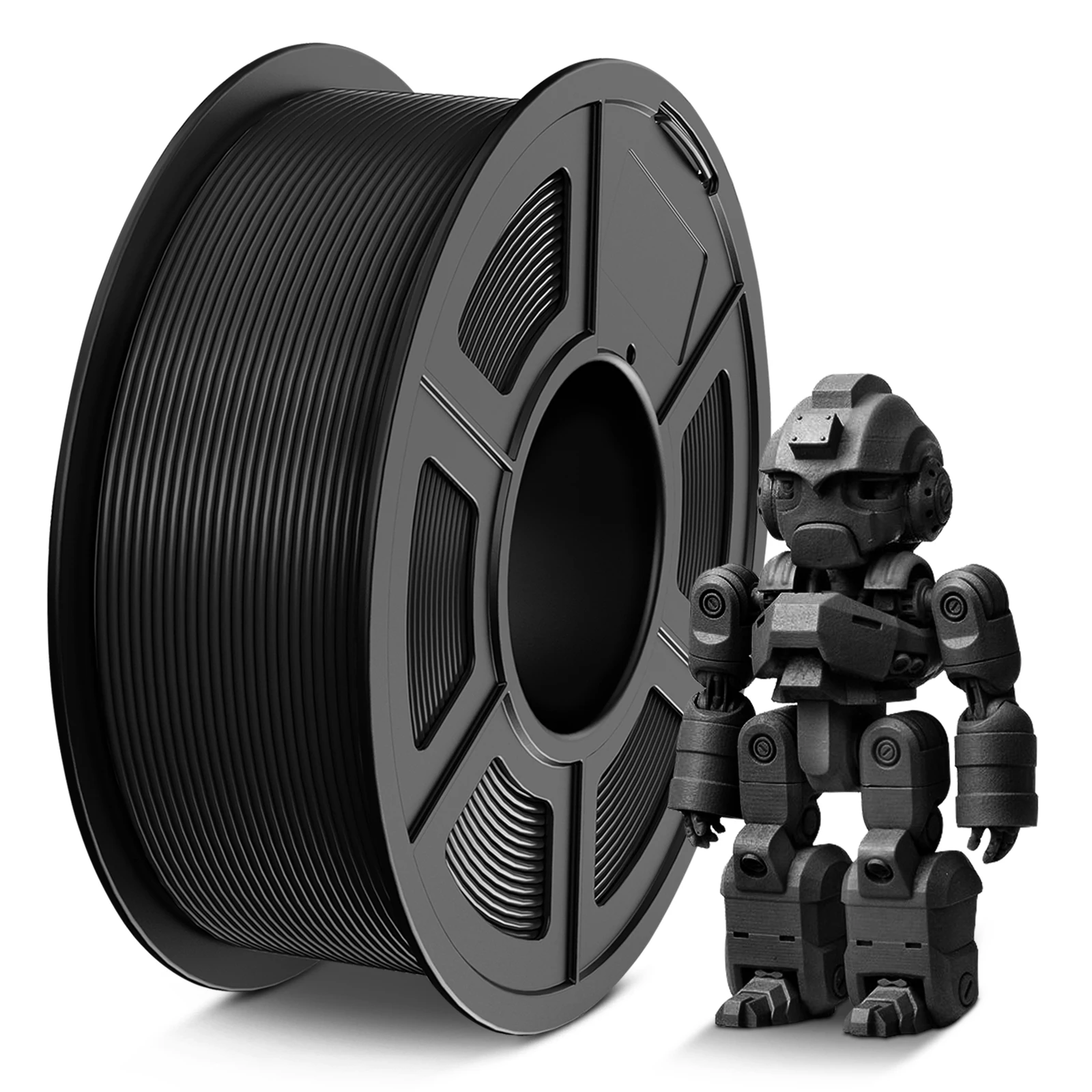 TECBEARS PETG Filament 1.75mm, 1 kg Spool, Black