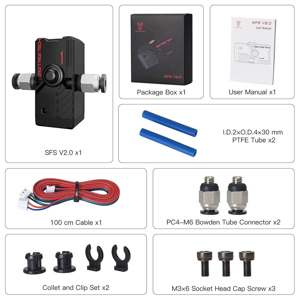 BIGTREETECH SFS V2.0 Smart Filament Sensor, SFS V2.0