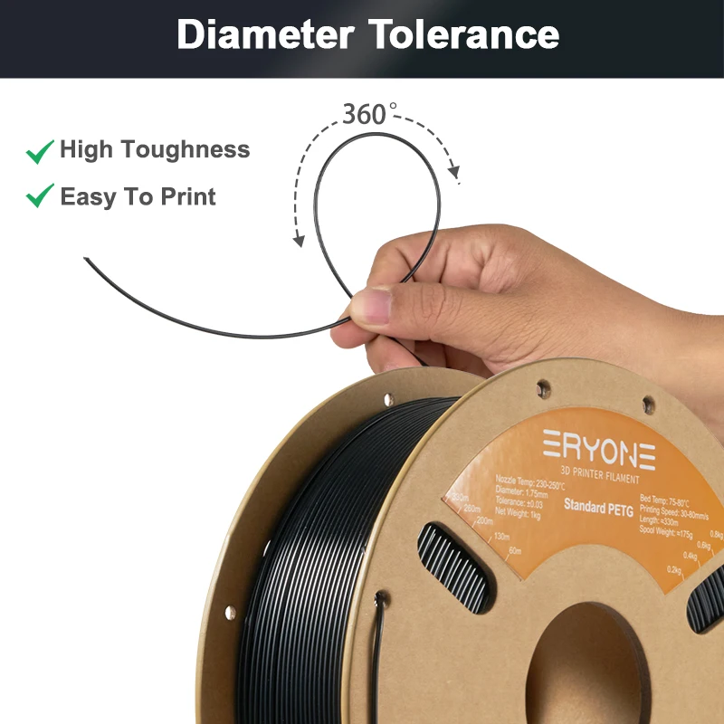 ERYONE PETG & Hyper Speed PETG Filament 1.75mm, 3 kg – photo 2