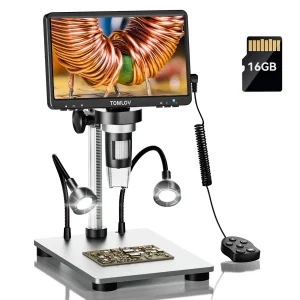 TOMLOV DM9 7" Digital Microscope, 1200X, 12MP