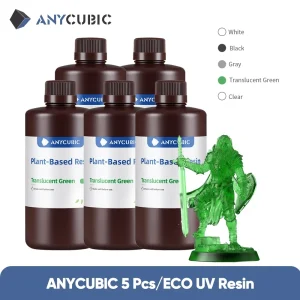 ANYCUBIC Plant-Based UV Resin 2.0, Low Odor, 5 kg