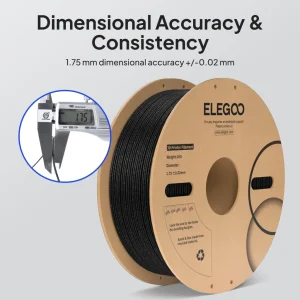 ELEGOO Sparkle PLA Filament 1.75mm, 2 kg (2 × 1 kg)