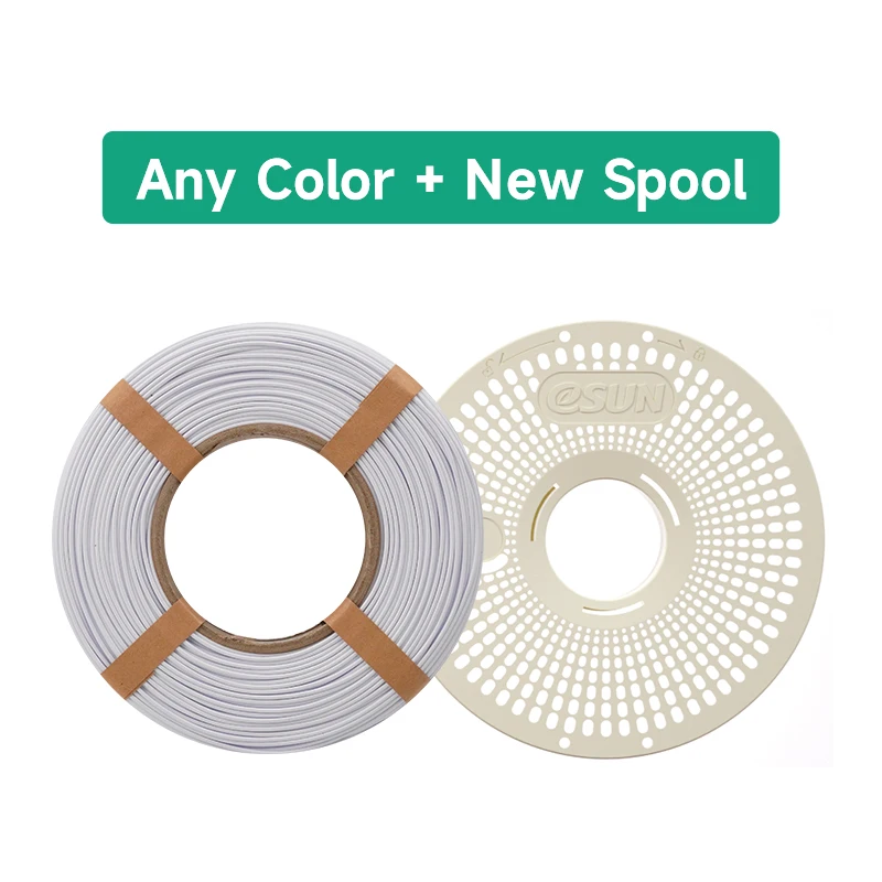 eSUN PLA+ Filament 1.75mm, 1 kg Refill or Spool, Filament With Spool