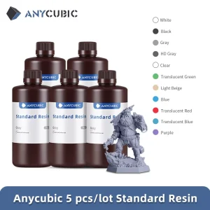 ANYCUBIC Standard UV Resin 405nm, 5 kg (5 × 1 kg)