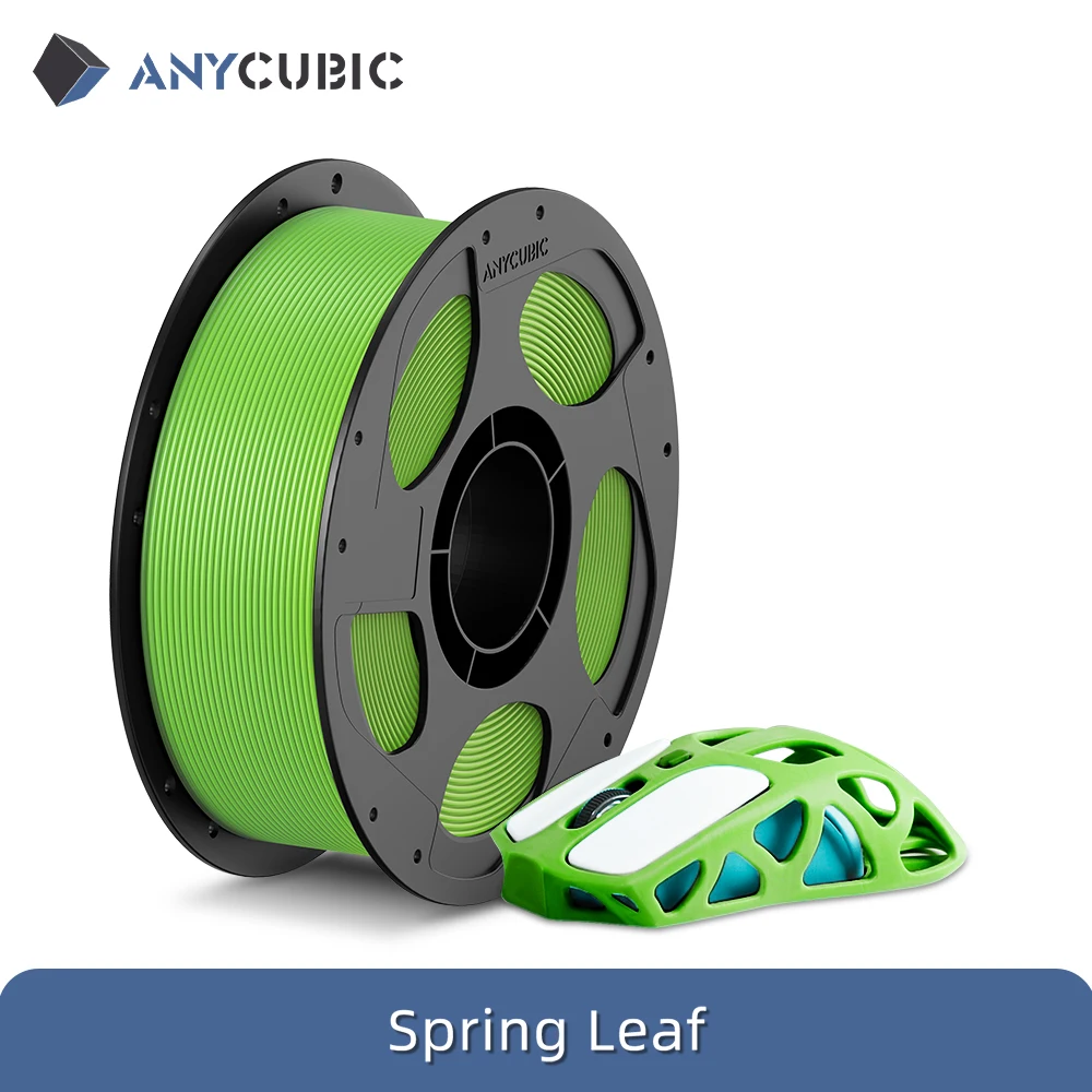 ANYCUBIC PLA Filament 1.75mm, 10 kg (10 × 1 kg), 10kg Spring Leaf