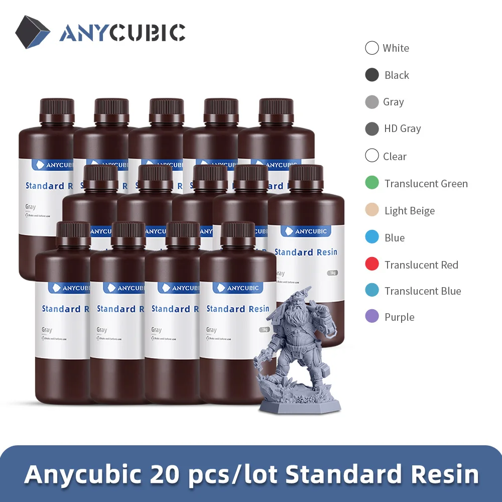 ANYCUBIC Standard UV Resin 405nm, 20 kg Bulk