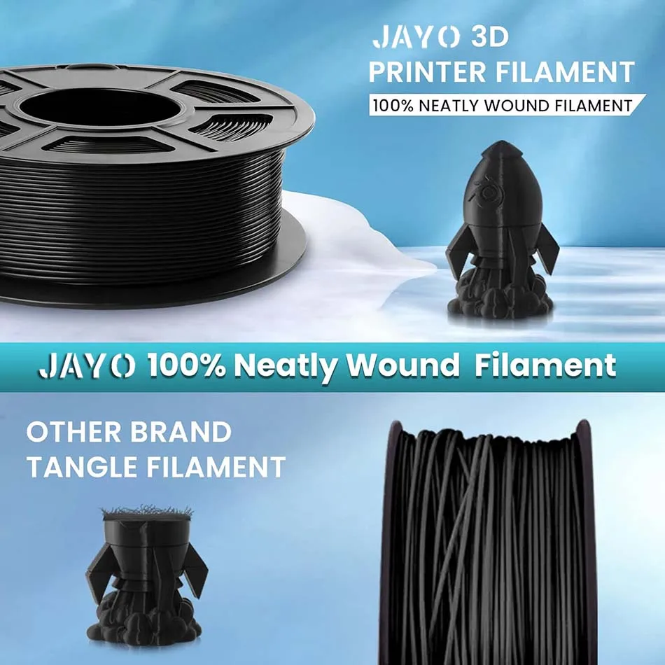 JAYO PETG Filament 1.75mm, 10 Spools – photo 2